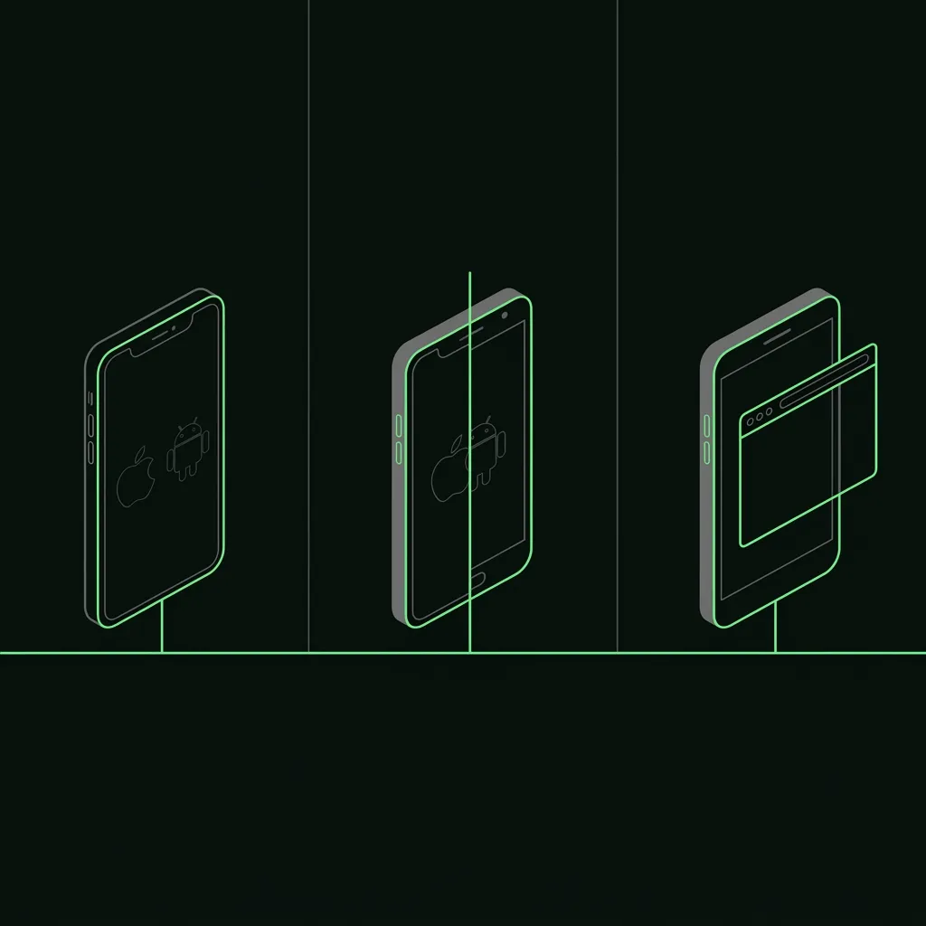 Native vs Hybrid vs PWA Mobile Apps — Which Should You Choose? — cover image